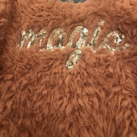 Belle Du Jour Magic Fuzzy Top girls Size Large - Picture 2 of 5